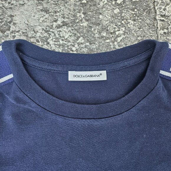 Dolce & Gabbana Kids Tee Shorts Sleeve Crew Neck T Shirt Made in Italy Size 7/8 - Picture 5 of 11